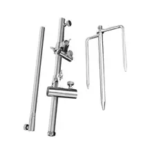 1pc Support De Poteau de Pêche de Pêche multifonctions Net Support Porte Canne À Pêche 