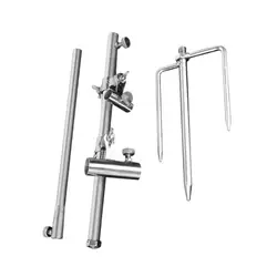1pc Fishing Pole Holder Multi-functional Fishing Net Stand Fishing Rod Rack