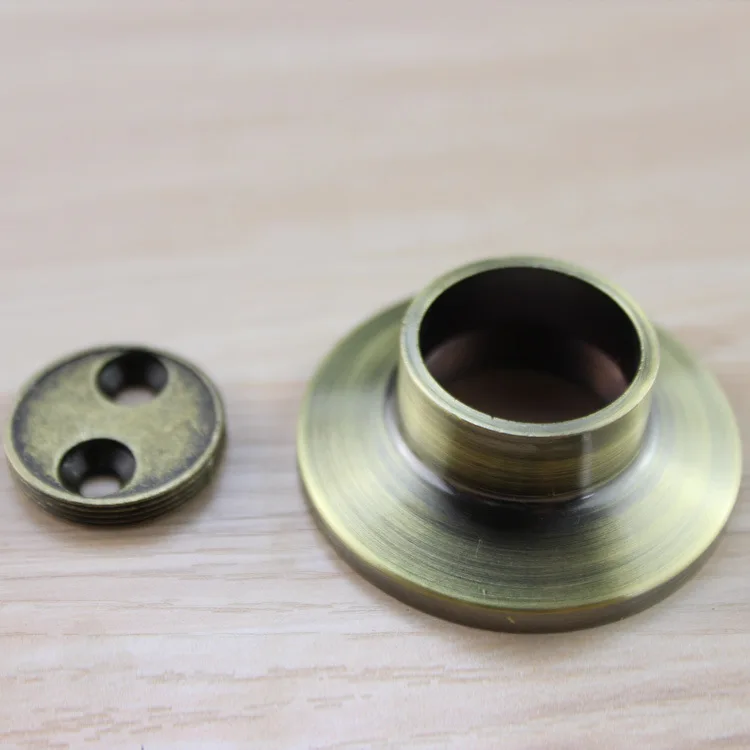 Manufacturers Direct Selling Thick Top Grade Zinc Alloy Flange Tube Socket 25 Tube Socket All-Pass Clothesline Pole Seat-in-J-50