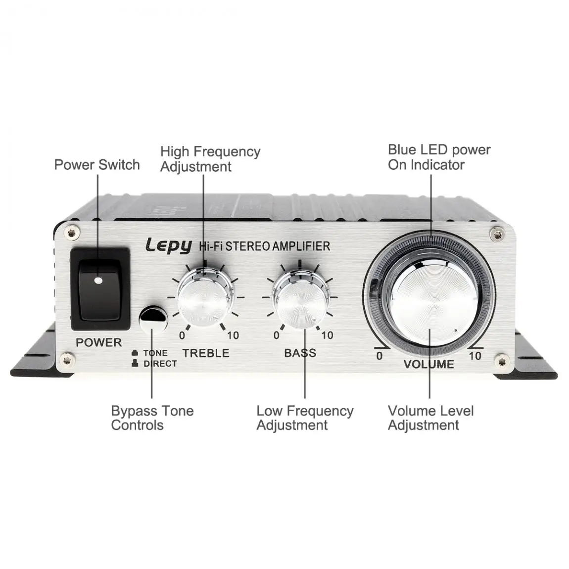 LP-V3S 50 Вт 12 в мини Hi-Fi стерео цифровой усилитель мощности MP3 автомобильный аудио динамик с 3,5 мм аудио вход 3,5 мм MP3 Разъем