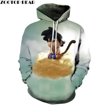 

Hot Sell Men Hoodies Casual Fashion Male Hoodie Anime Men's Hoody Harajuku Dragon Ball Sweatshirts Brand Drop Ship ZOOTOP BEAR
