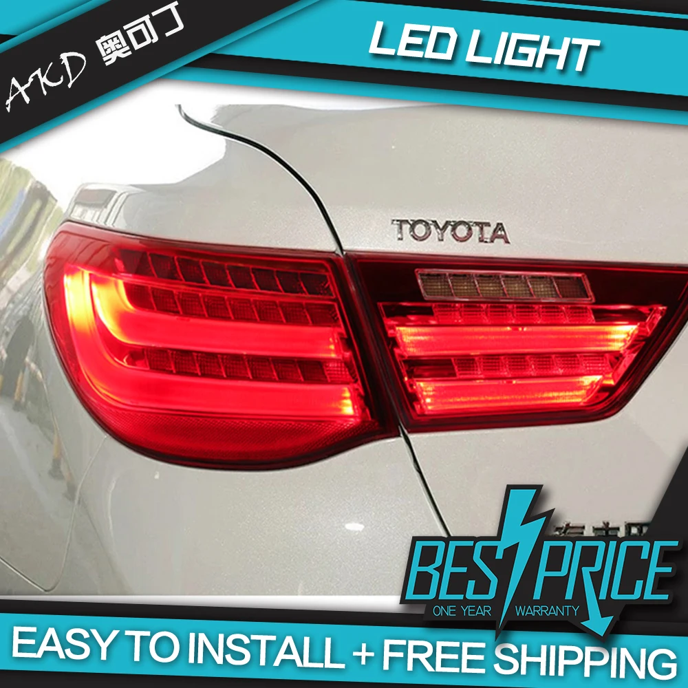 

AKD Car Styling for Toyota Reiz Tail Lights 2010-2012 Mark X LED Tail Lamp LED DRL Signal Brake Reverse auto Accessories