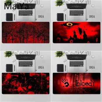 

Maiya Top Quality Bloody Pattern Rubber Mouse Durable Desktop Mousepad Free Shipping Large Mouse Pad Keyboards Mat