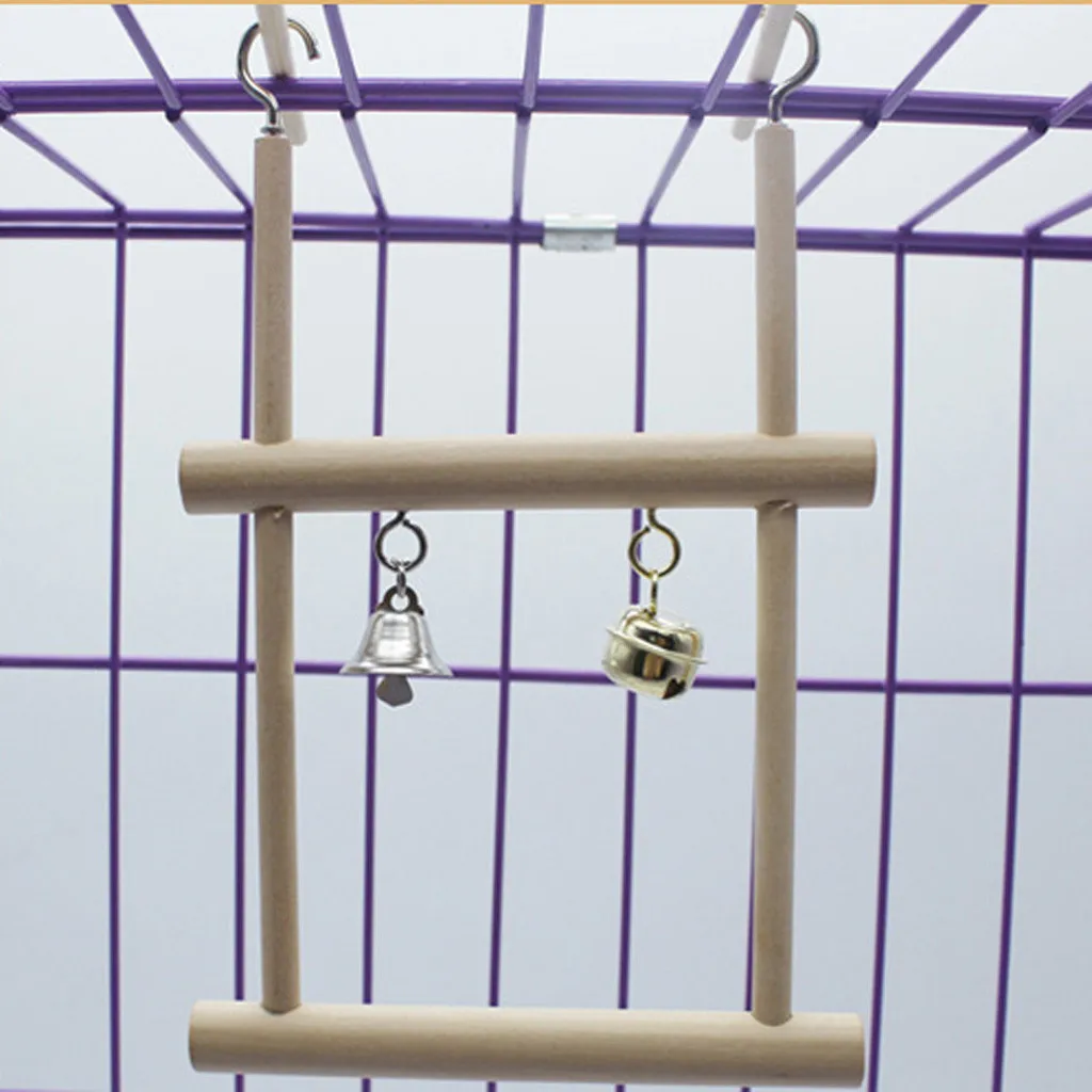 Buy ⌛ Mia's Pet Supply Swing Cage Hanging Bell Cockatiel Parakeet Toys 👏 -Cheap Mia's Pet Supply Store H140dfa9e84094cd5b5772329cef8dde3f