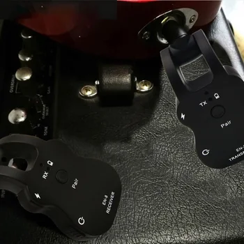 

Transmitter Receiver Plastic UHF Musical Instrument Universal 20-20KHz Bass Low Noise Wireless Guitar System 280 Degree Rotation