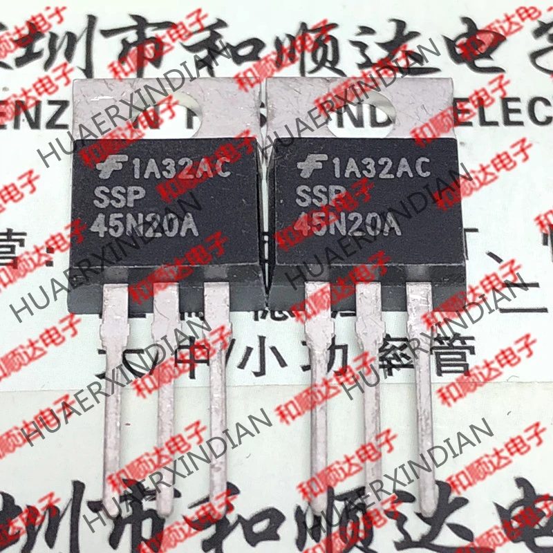 5 шт., новые оригинальные кнопки SSP45N20A-220 200V 45A