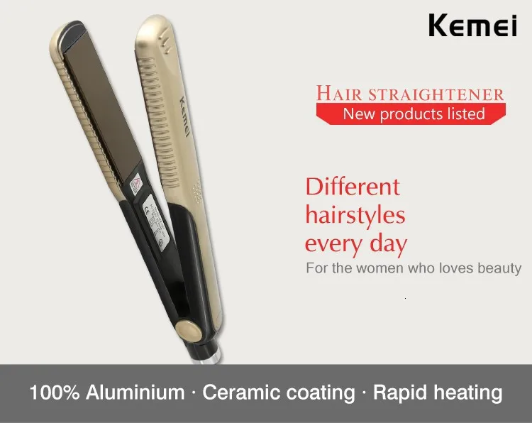 professional ceramic flat irons straightening Iron hair straightener pranchas de cabelo curling styling tools chapinha