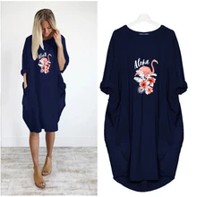 Летние женские платья, одежда с цветочным принтом фламинго, романтическая Свободная Женская одежда размера плюс, мини-платье, повседневная женская мода