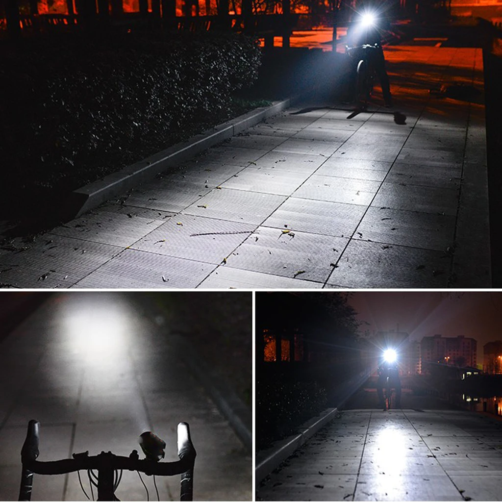 Super Bright USB Led Bicycle Front Light Built-in Horn 250 Lumens Bike Headlight Rode Bike Light USB Headlight Bike Accessories