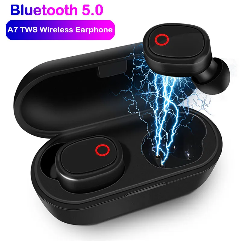 

TWS Bluetooth Earphone V5.0 Headsets For Redmi Airdots Wireless Earbuds Noise Cancelling Mic for Huawei Xiaomi for iPhone