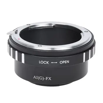 

Adapter Ring For Nikon AI AF G lens to Fujifilm Fuji X Mount X-Pro1 Camera DC294 Black-silver