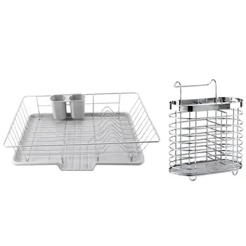 

Stainless Steel Chopsticks Drainer Cage with Dish Rack Kitchen Sink Drain Basket Cool Hanging Dish Rack Kitchen Sink