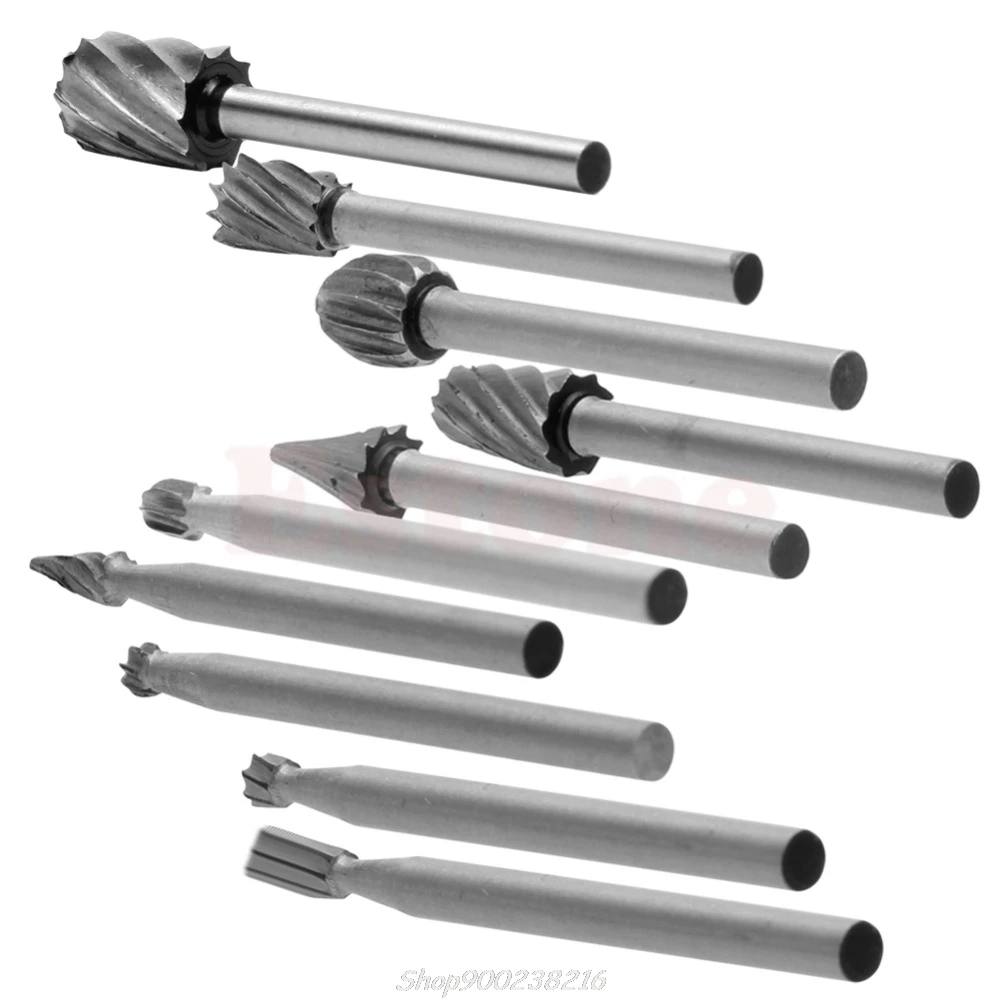 

10PC Rotary File Electric Grinding Polishing Head Engraving Cutter DIY Wood Tool Jy20 20 Dropship