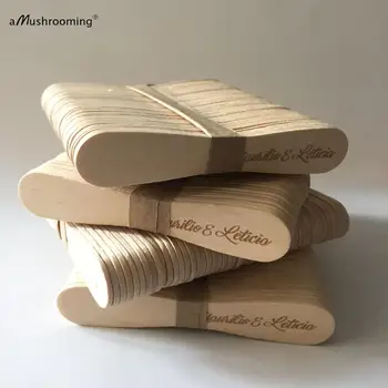 

1000pcs Customized Laser Engrave Wooden Flat Ice Cream Spoon, Rice Crispy Pop Sticks, Mini Candy Apple Sticks DIY crafts stick