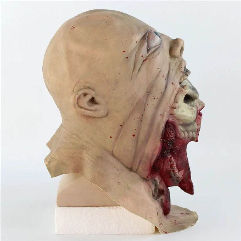 Halloween Party Mask Funny Scary Devil Zombie Dress Up Props Latex Horror Face Mask Latex Products Party Home Decoration 40AUG505