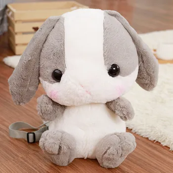 

Kids cartoon Chi's Sweet Home White Rabbit backpack Plush Backpack Adorable Stuffed School bags Ears Rabbit Animals Backpack