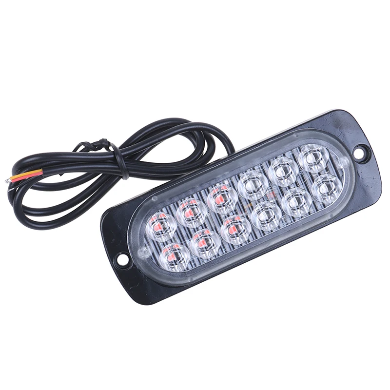 Новейший 12LED автомобильный Грузовик пикап аварийный ультра тонкий 36 Вт Высокая