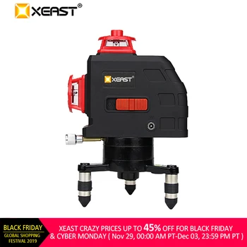 

XEAST 2019 Laser level 3D 12 Line Super Light Green With base