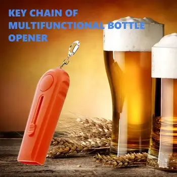 

Multifunction Bottle Opening Cap Launcher Spring Cap Catapult Launcher Keychain Bar Tool Drink Opening Shooter