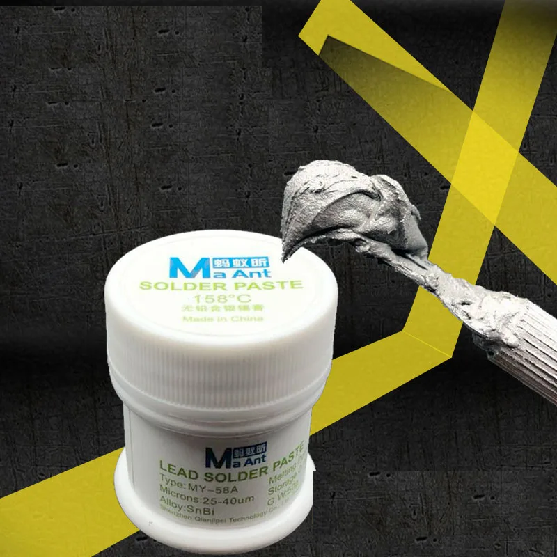 

Professional 183/158 Degree Lead free/Leaded Solder Paste Medium temperature low temperature iphone X middle layer Welding Flux