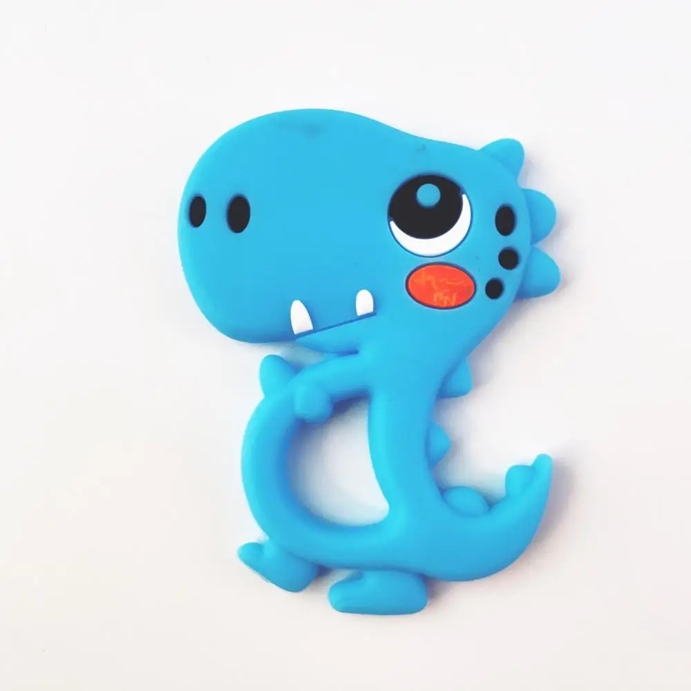 Imebaby Baby Teether Cartoon Animal Silicone Rodent BPA Free Baby DIY Bracelet Molar Toy Accessories 1pc