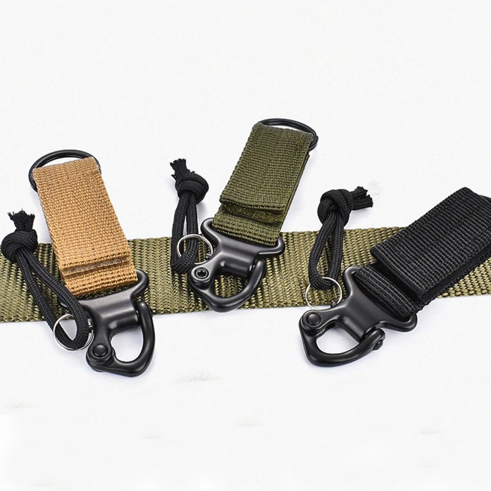 Backpack Carabiner 3Pcs Outdoor EDC Backpack Strap Clasp Quickdraw Carabiner Camp Water Bottle Hanger Tactical Holder Hook