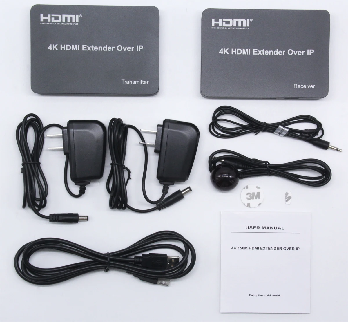 4K 30Hz HDMI удлинитель по TCP IP поддержка Gigabit PoE сетевой коммутатор CAT5E USB мышь клавиатура KVM до 150 м Cat6 до 30 приемник