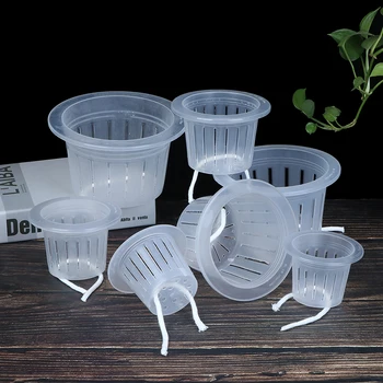 

5Pcs Hydroponic Colonization Mesh Pot Net Cup Basket Hydroponic Planting