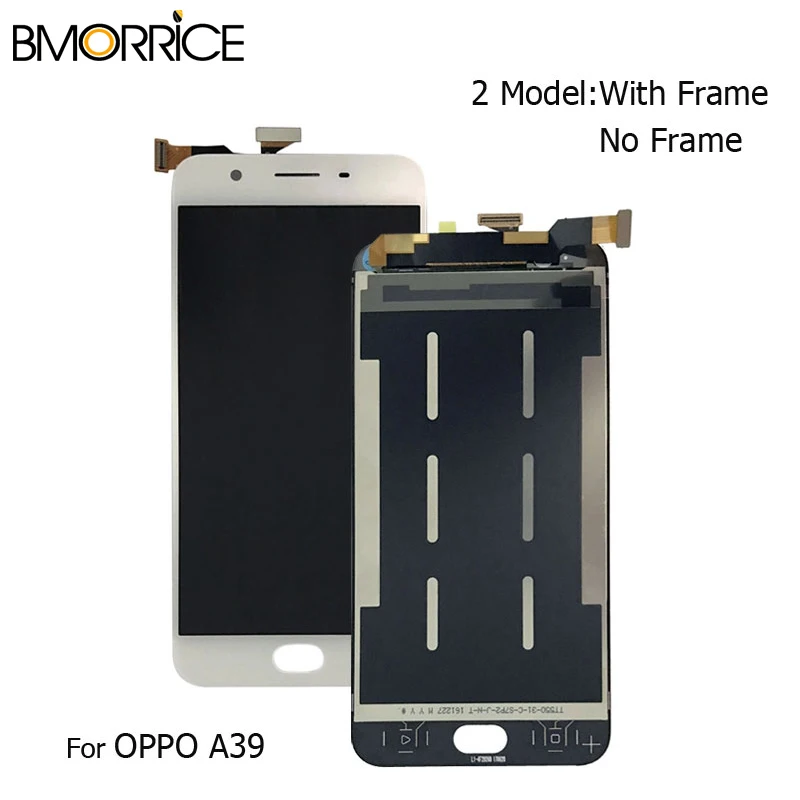 

For Oppo A39 LCD Touch Screen Digitizer Assembly Replacement Parts White No Frame 100% Tested 5.2''