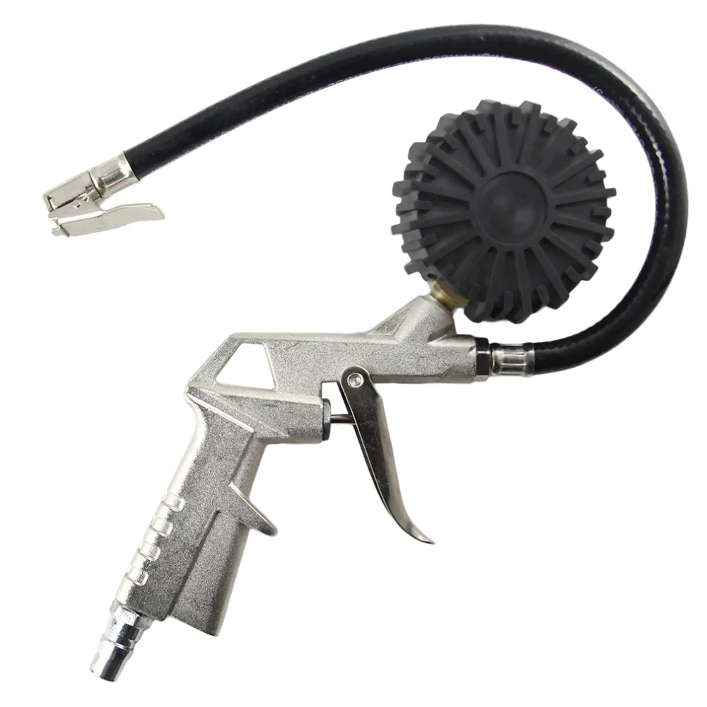 New 2018 aluminum alloy+PVC pipe New Air Tire Inflator With Dial Gauge Auto Truck Bike Compressor Pistol Type New 2018 aluminum alloy+PVC pipe New Air Tire Inflator With Dial Gauge Auto Truck Bike Compressor Pistol Type