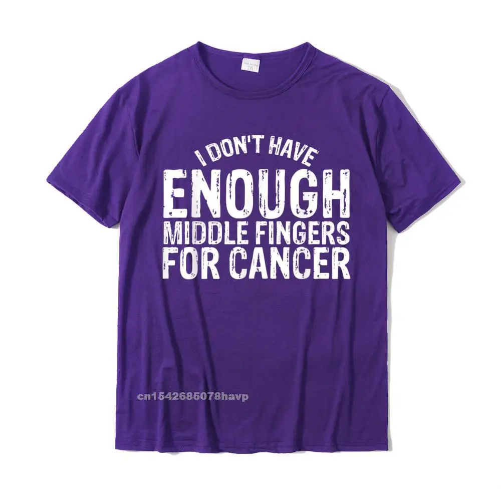 Normal Short Sleeve Tops Tees Summer/Fall Round Collar All Cotton Men Tshirts Street Normal Tee Shirts On Sale Funny Chemo Chemotherapy Battle Cancer T-Shirt__2707. purple