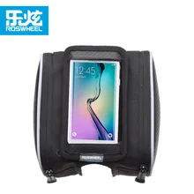 12813 Roswheel ROSWHEEL текстурированная сумка для горного велосипеда, сумка для седла с сенсорным экраном, сумка для мобильного телефона