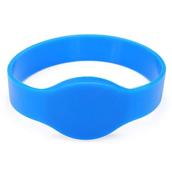 

100Pcs/Lot Passive EM4100 125KHz Tag RFID Bracelet Proximity Waterproof Silicone Wristband TK4100 Chips for Swimming Pool