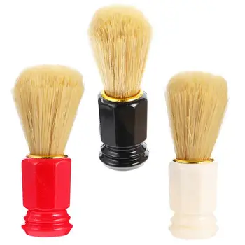 

3 PCS Beard Brush Boar Bristle Shaving Brush Men Beard Shaping Grooming Tool