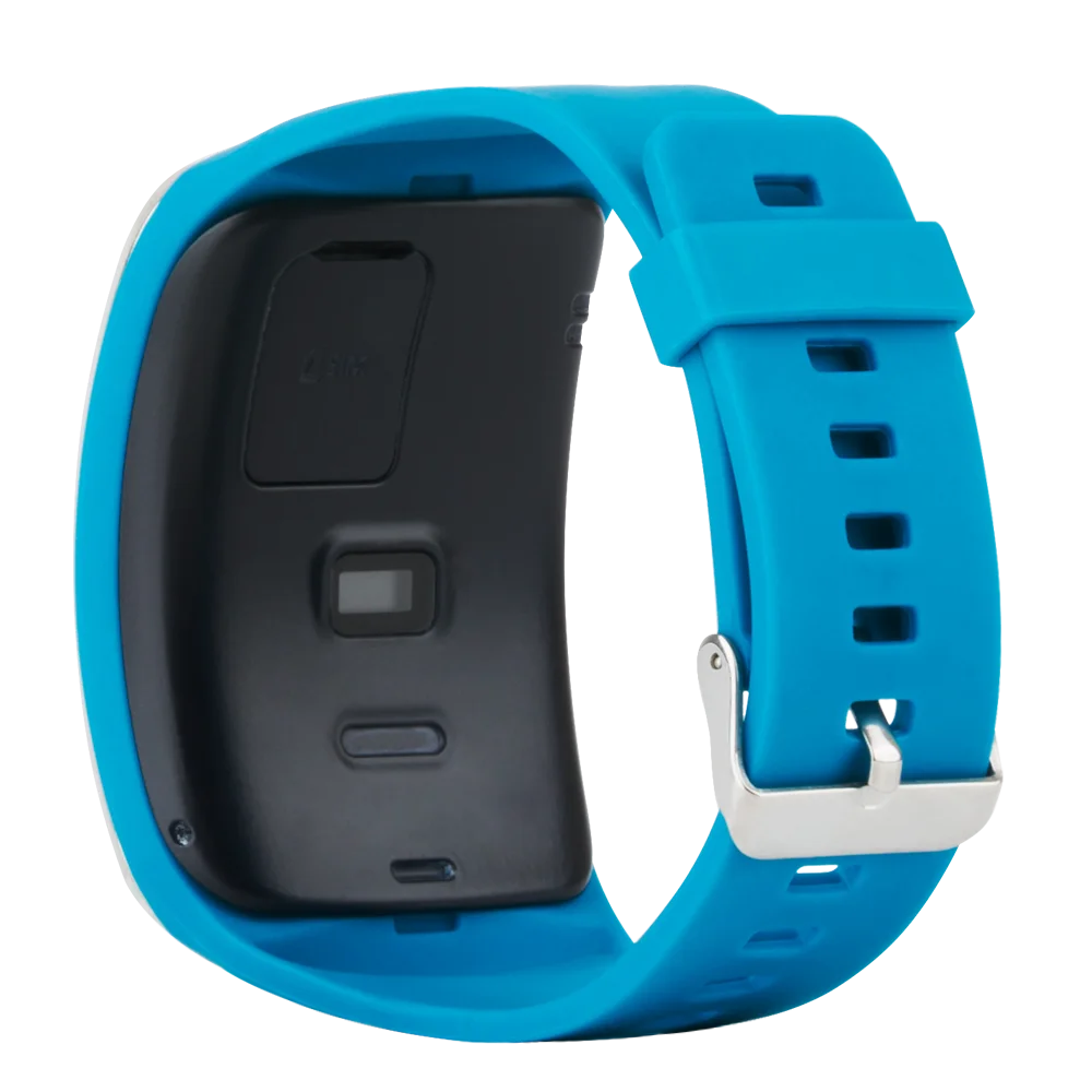 Сменный ремешок для samsung Galaxy gear S R750/gear MR-750, мягкий термополиуретановый ремешок для умных часов с металлической пряжкой - Цвет: blue