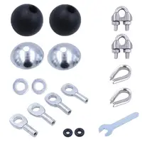 Gym Machine Accessories 5 MM Cable Ball Stopper Interface Port Components Fitness Equipment Chain Wire Port Joint Parts 1