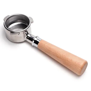 

Stainless Steel Espresso Coffee Machine Handle 51mm Making Coffee Portafilter Filter Basket For Delonghi ECO310/EC680/EC685