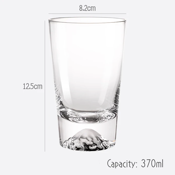 Качество вспышки Fuji стекло прозрачный хрусталь, стекло снег горный стеклянный бокал для вина чайная чашка холодный напиток чашка для фруктового сока - Цвет: 2