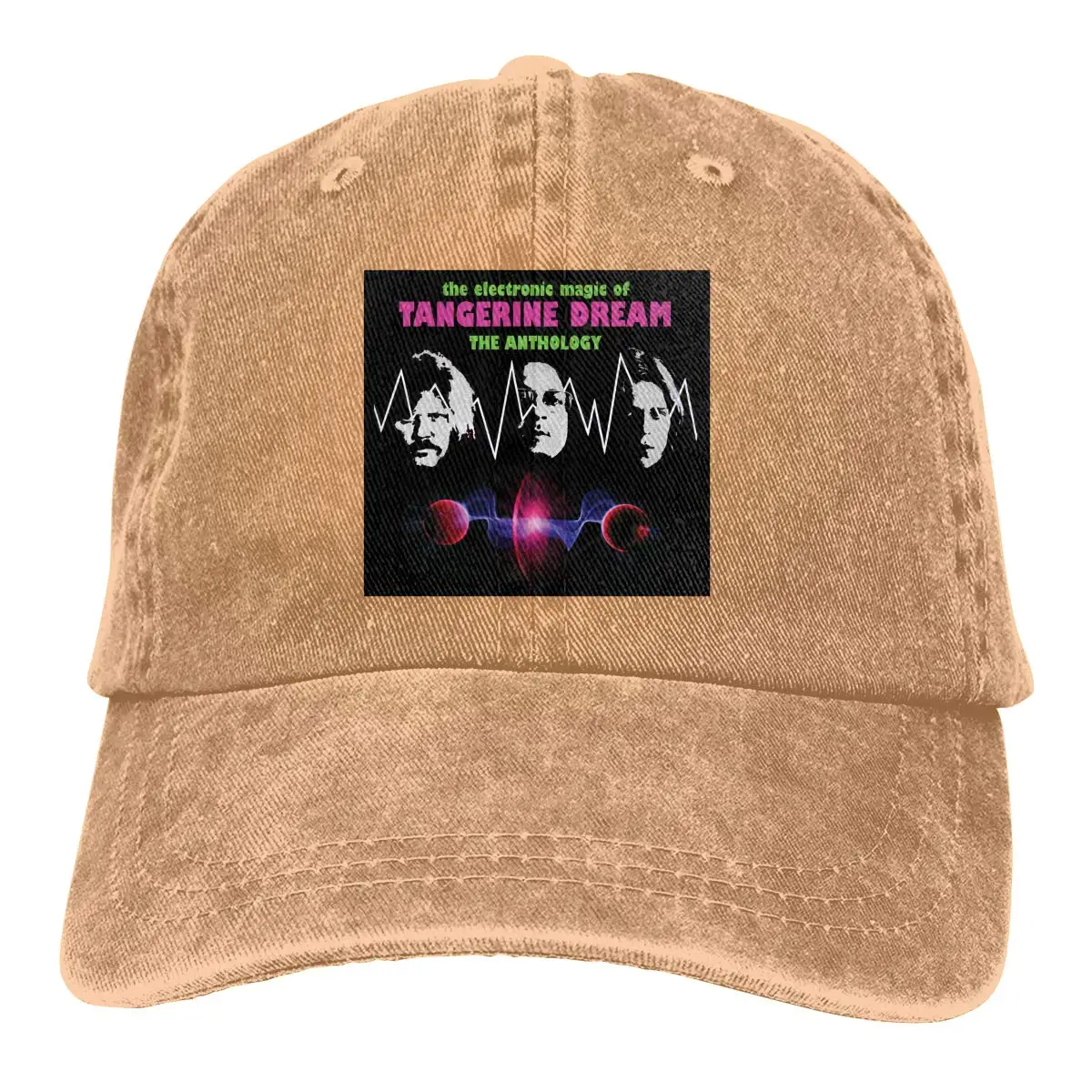 Tangerine Dream модная повседневная Регулируемая ковбойская шляпа бейсболка для мужчин и женщин Черная