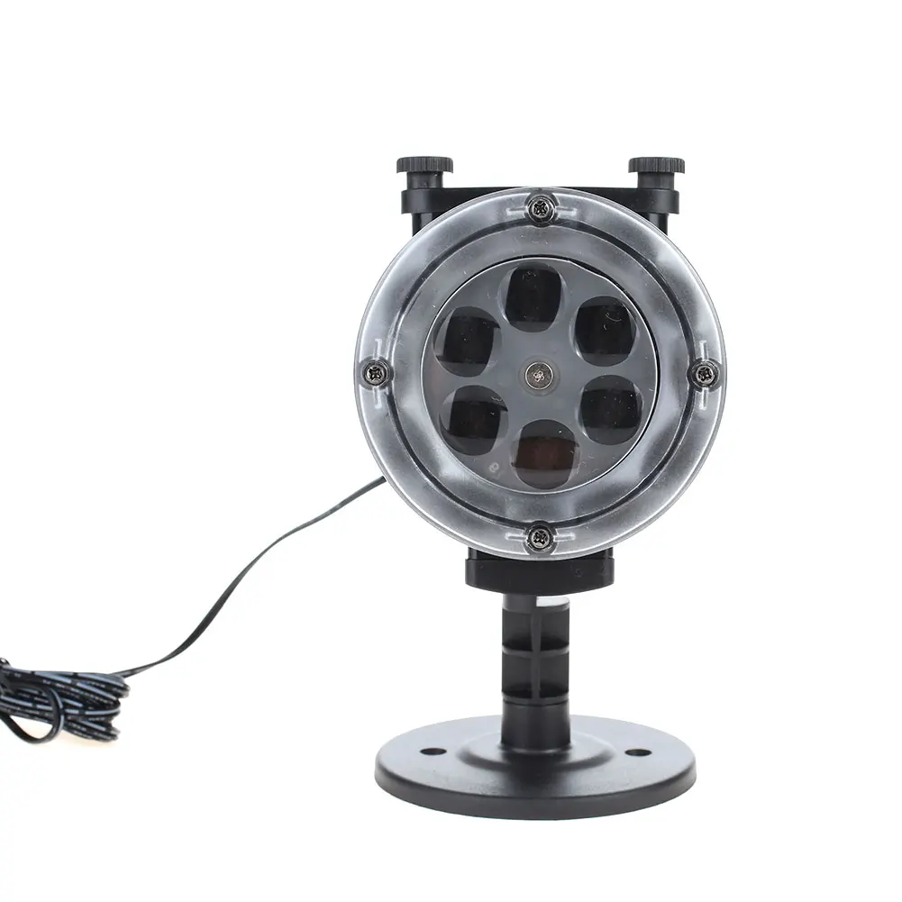 Landscape Lamp LED Moving Christmas Xmas Projector Lights Portable Plastic Indoor Outdoor Lawn Lamp Garden Party Birthday
