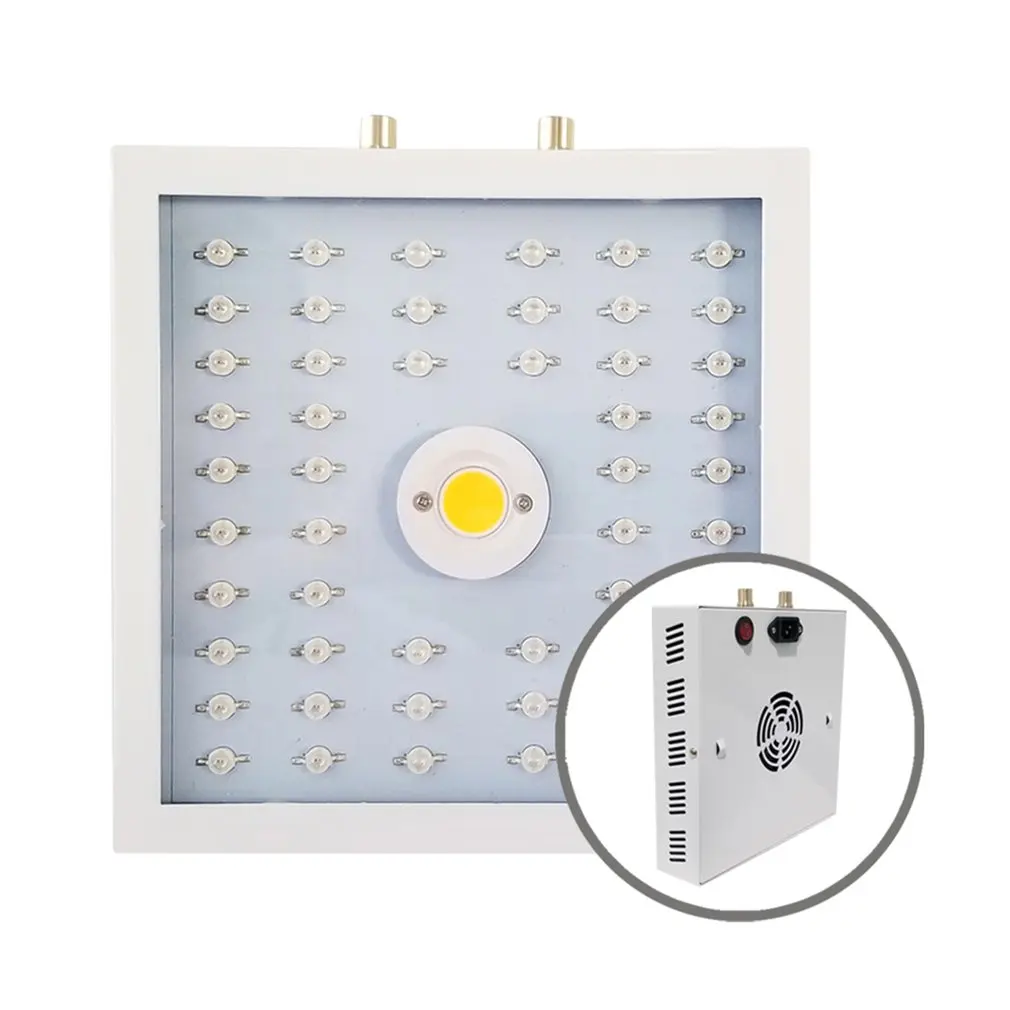 

Plants LED Grow Light Full Spectrum 1000W Double Chip Red/Blue/UV/IR Small Square Light For Indoor Plants VEG BLOOM