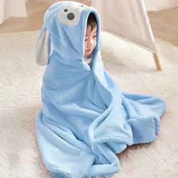 Baby Hooded Bath Towel Toddler Absorbent Cute Bathrobe Wrapped In Blanket Shower Suitable For Newborns