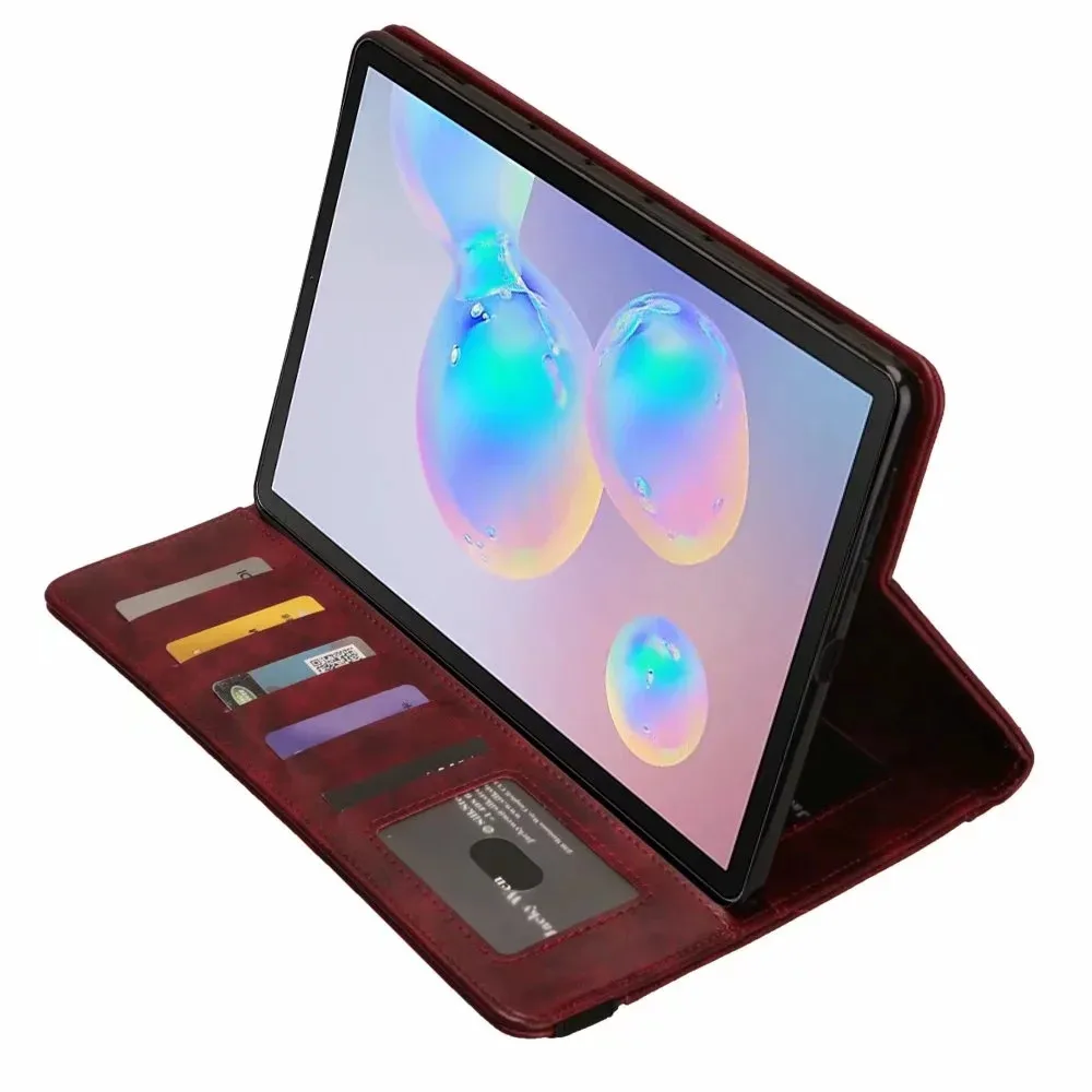 Высококачественный чехол из искусственной кожи для samsung Galaxy Tab S6 10,5 SM-T860 SM-T865 чехол для планшета для Tab S6 10,5 ''+ пленка+ стилус