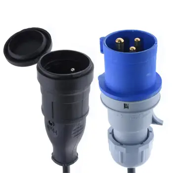 

IEC309 316P6 to France Outlet Socket Power cord,convert the 316C6 to France Socket,H05VV-F 1.5mm gauge,16Amps,30cm