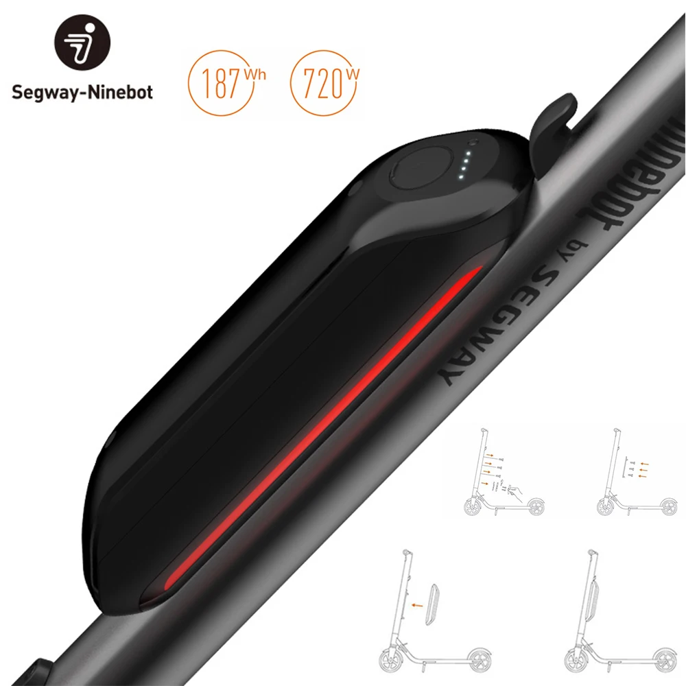 

EU Stock Ninebot Upgrade External Optional Battery Kit for KickScooter ES1 ES2 ES4 Electric Scooter hover board skateboard 187WH