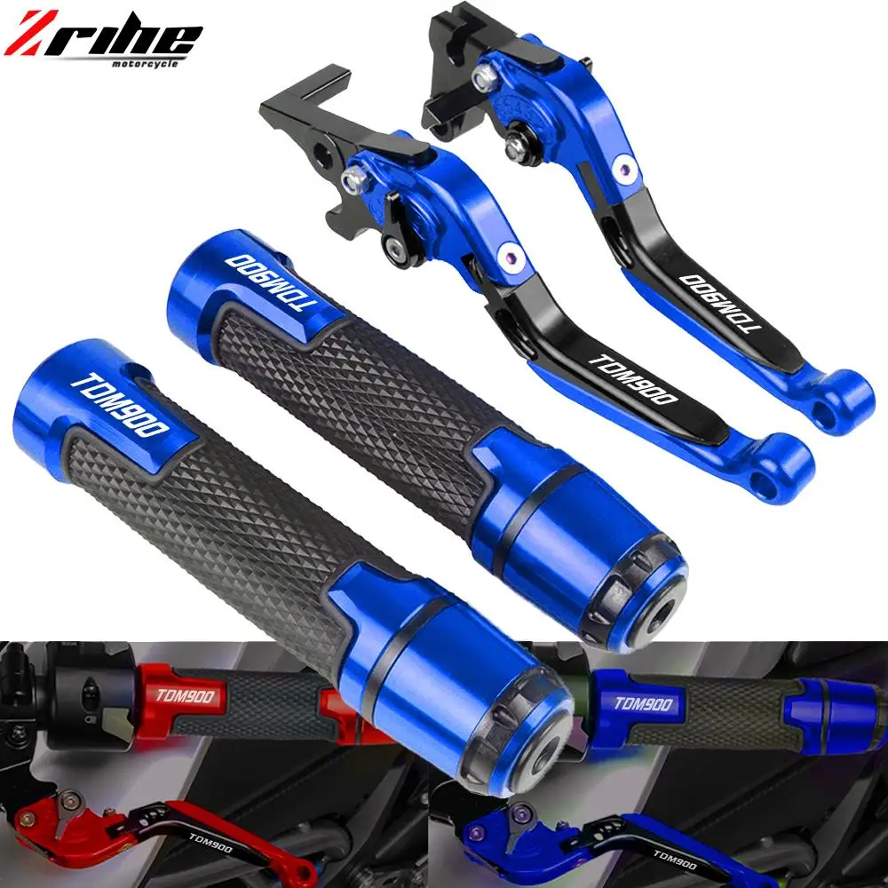 

For YAMAHA TDM900 TDM 900 2004-2014 2013 2012 2011 2010 2009 2008 Motorcycle Accessories Brake Clutch Lever Handlebar Hand Grips