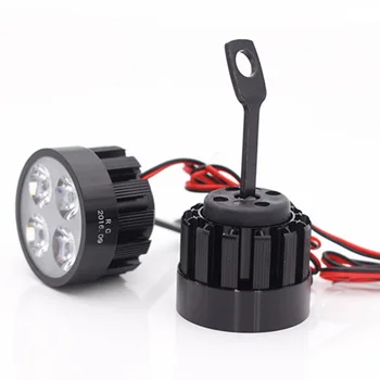 

2x Motorcycle 6000-6500K 3000LM 12V-80V LED Headlight Spot Fog Light Accessories