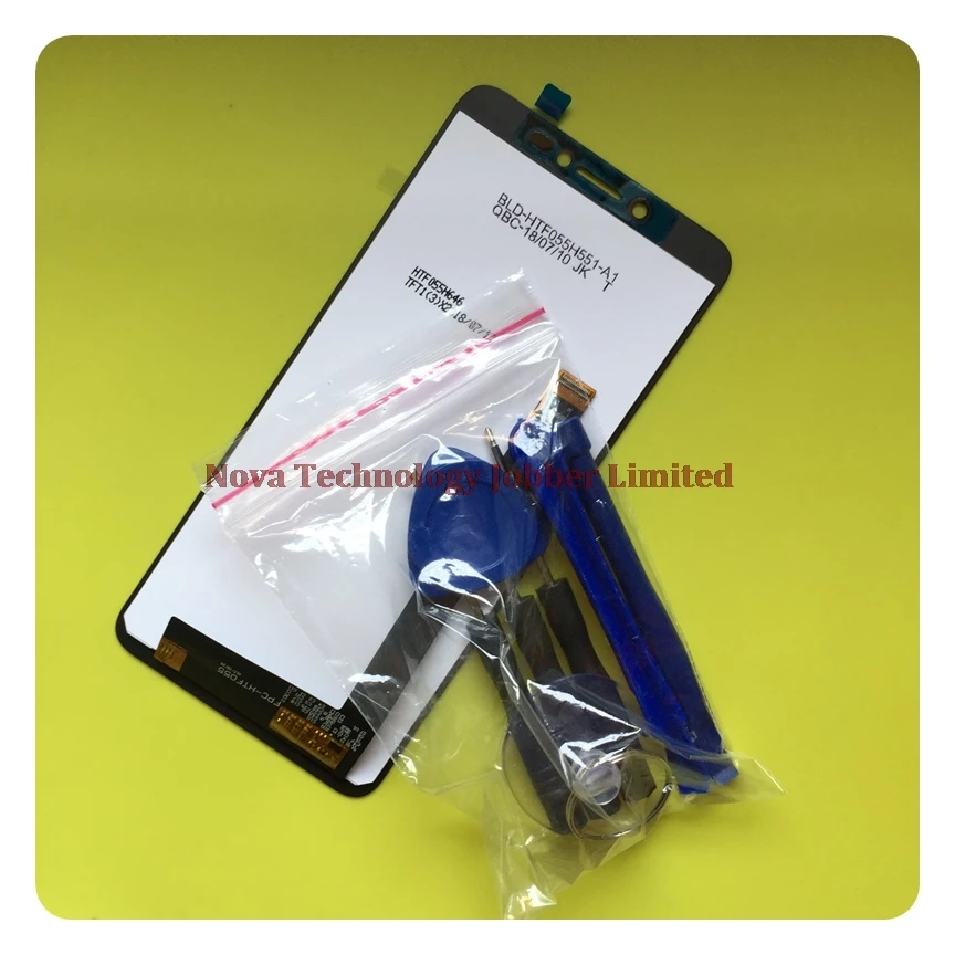 Wyieno Протестировано BQ5514 дигитайзер части панели для BQ BQ-5514G Strike power Touch+ экран ЖК-дисплея в сборе отслеживание 5514L 4G