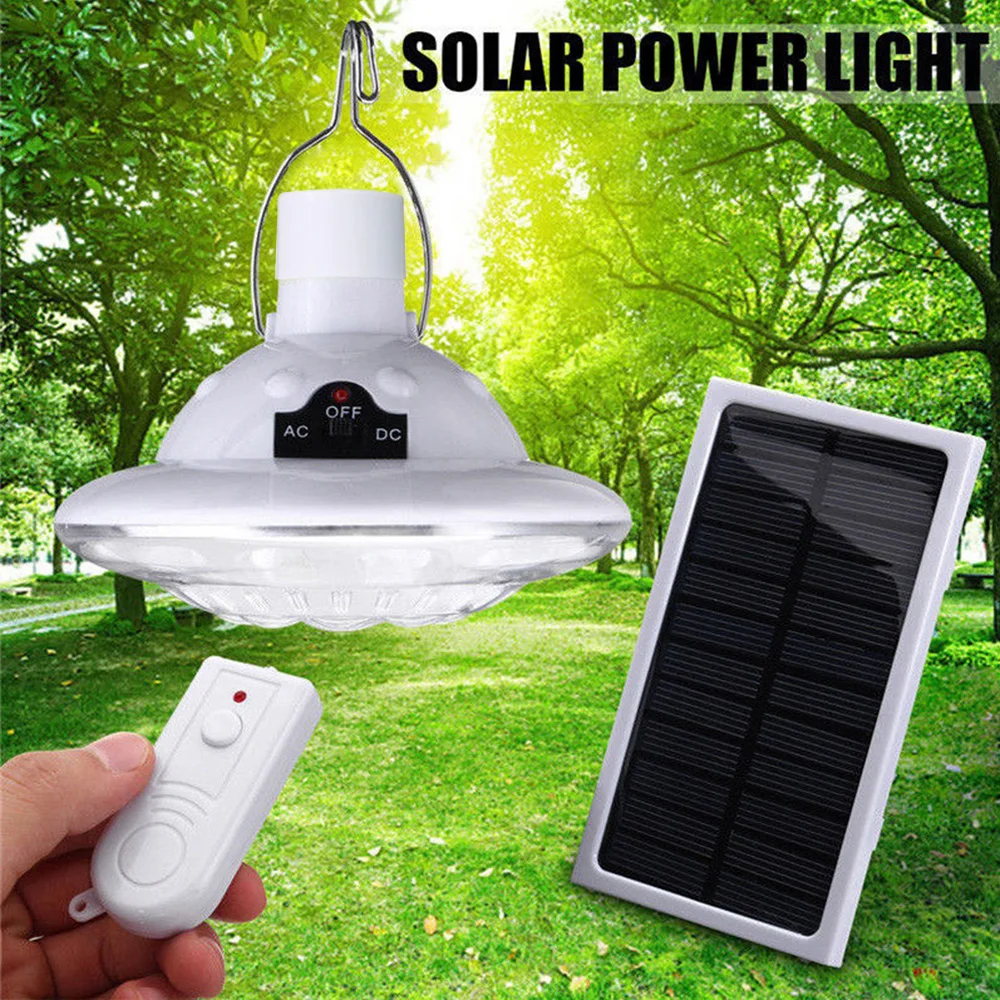 Multi-Function Solar Camping Light Remote Control Outdoor Hiking USB Charging Portable Lantern Lantern Lights 22LED 1000lm