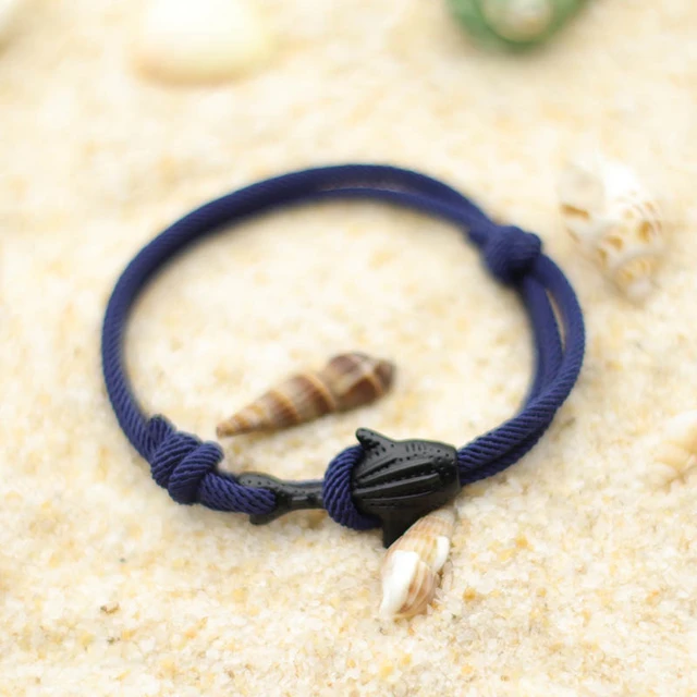 Waterproof Waxed Polyester Cord Bracelet, Beach Surfer Gifts, Costa Rica  Pura Vida Inspired, Anchor Charm, Ocean Sea Boat Jewelry puravida - Etsy